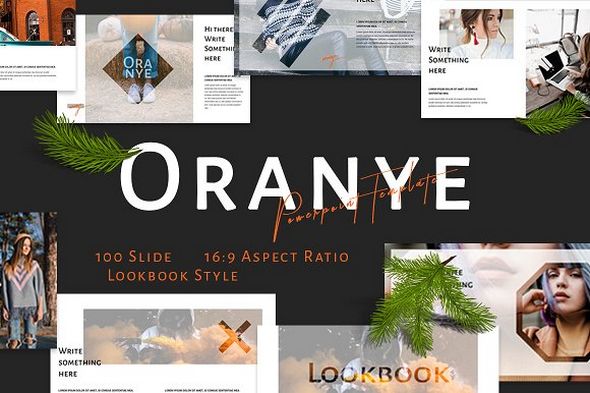 CreativeMarket – Oranye Powerpoint Template 2273086