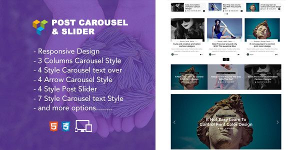 CodeCanyon – Jellywp post carousel slider Visual Composer Addons v1.0