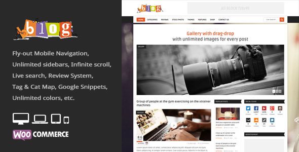 Bblog v2.2 – Blog / Magazine WordPress Theme