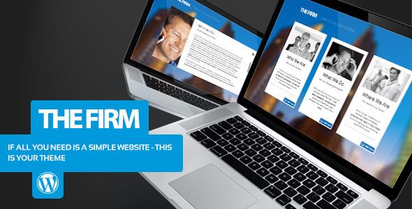 The Firm v1.4 – Simple Company WordPress Theme